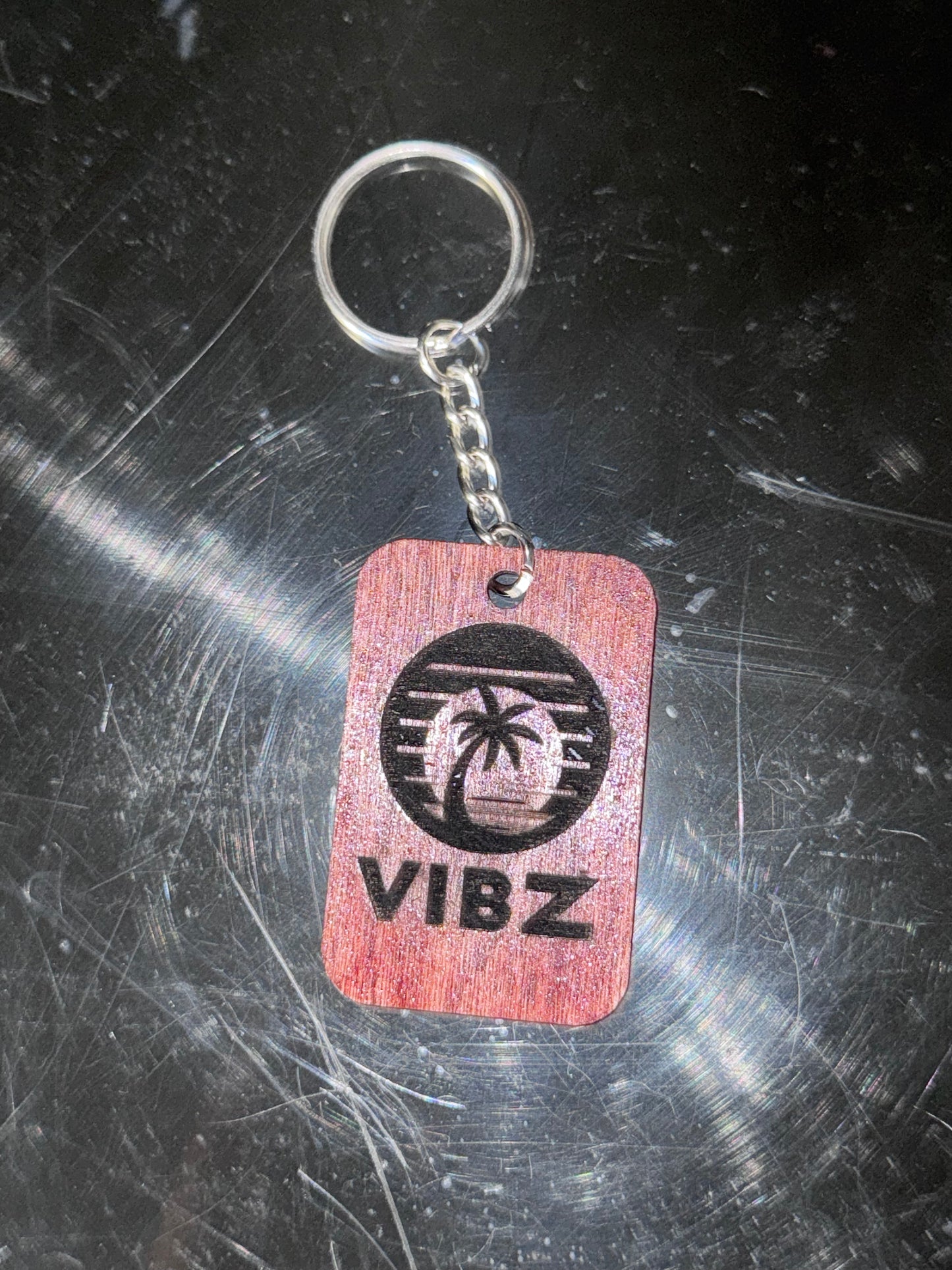 2” wooden Custom keychains