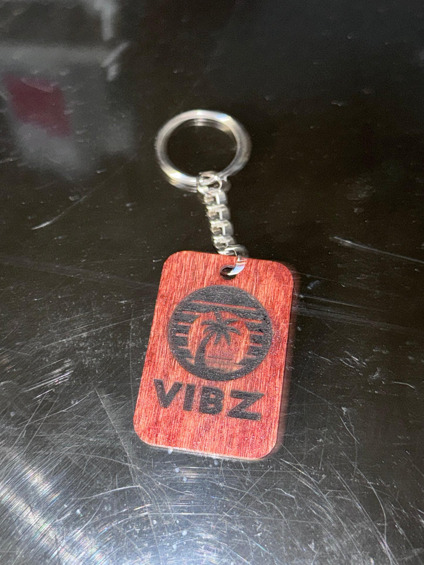 2” wooden Custom keychains